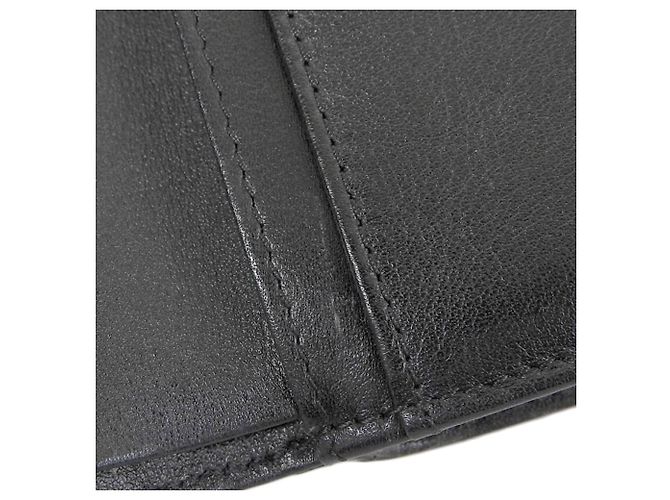 Schwarze Emaille Brieftasche Chanel A48667 - Ansicht 6