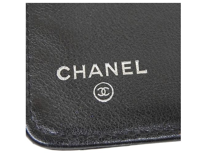 Schwarze Emaille Brieftasche Chanel A48667 - Ansicht 9