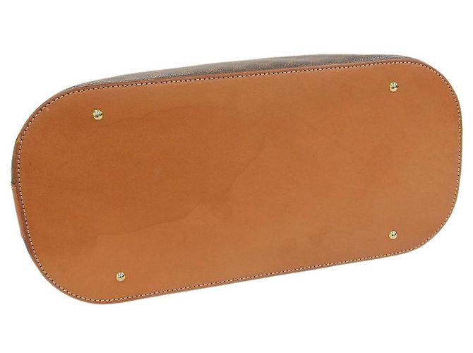 Céline Borsa tote Celine Macadam in pelle e tela marrone - vista 4