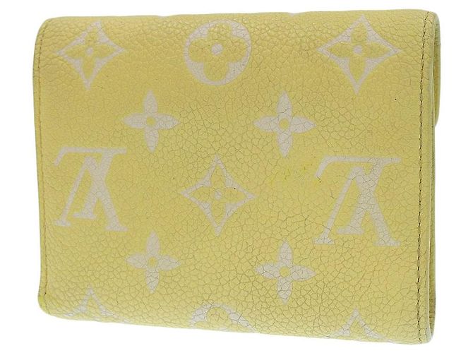 Cartera Louis Vuitton Monogram Empreinte M81428 Amarillo - vista 2