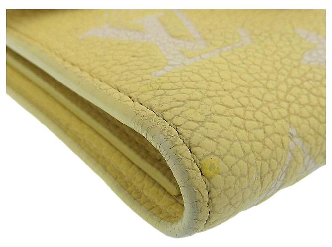 Cartera Louis Vuitton Monogram Empreinte M81428 Amarillo - vista 5
