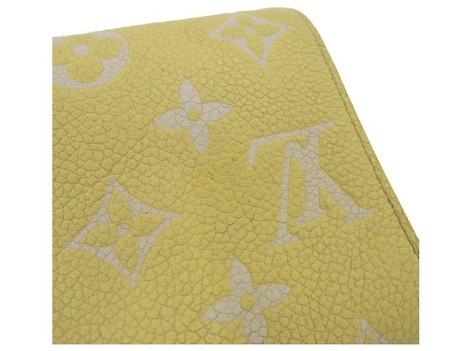 Cartera Louis Vuitton Monogram Empreinte M81428 Amarillo - vista 6
