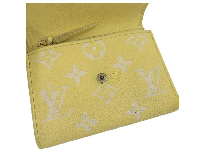 Cartera Louis Vuitton Monogram Empreinte M81428 Amarillo - vista 7