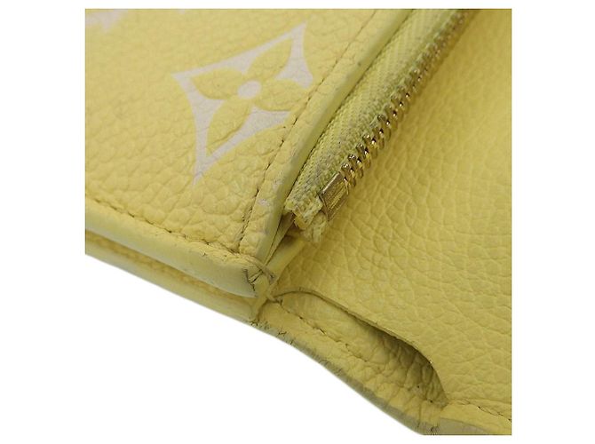 Cartera Louis Vuitton Monogram Empreinte M81428 Amarillo - vista 9