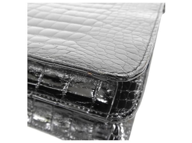 Autre Marque BARTOLOMEI ROMA Borsa 2WAY Coccodrillo Nera Nero - vista 4