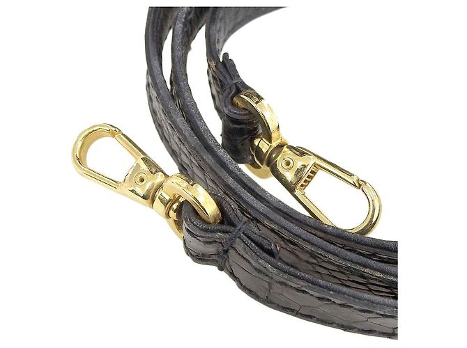 Autre Marque BARTOLOMEI ROMA Borsa 2WAY Coccodrillo Nera Nero - vista 5
