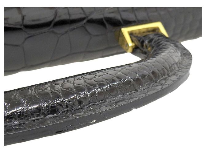 Autre Marque BARTOLOMEI ROMA Borsa 2WAY Coccodrillo Nera Nero - vista 6