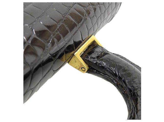 Autre Marque BARTOLOMEI ROMA Borsa 2WAY Coccodrillo Nera Nero - vista 7