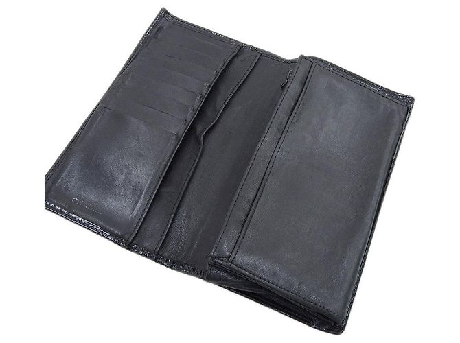 Cartera larga bifold negra Chanel Negro - vista 9