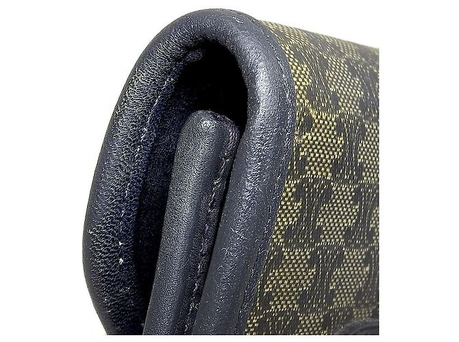Céline Borsa Clutch Vintage Macadam Celine Nera Nero Grigio - vista 6