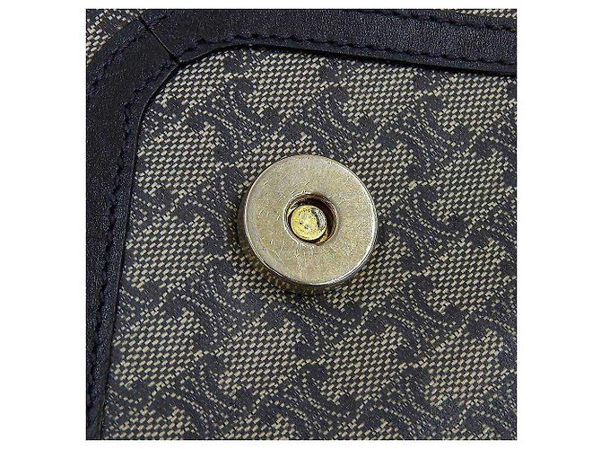Céline Borsa Clutch Vintage Macadam Celine Nera Nero Grigio - vista 7
