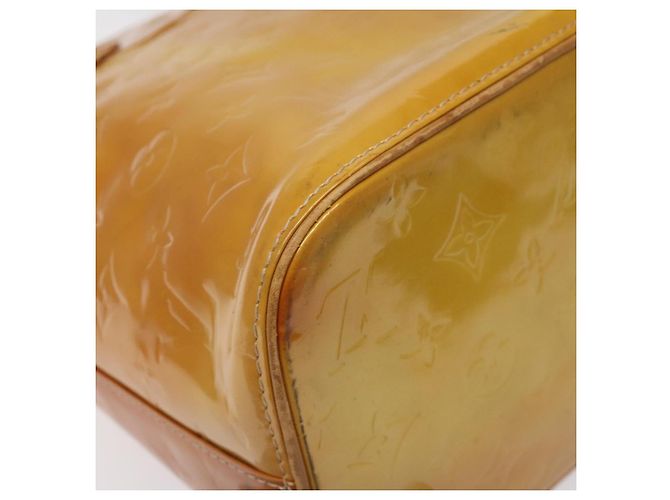 LOUIS VUITTON Borsa a Mano Monogram Vernis Houston Beige M91004 LV Auth BA3839 - vista 16