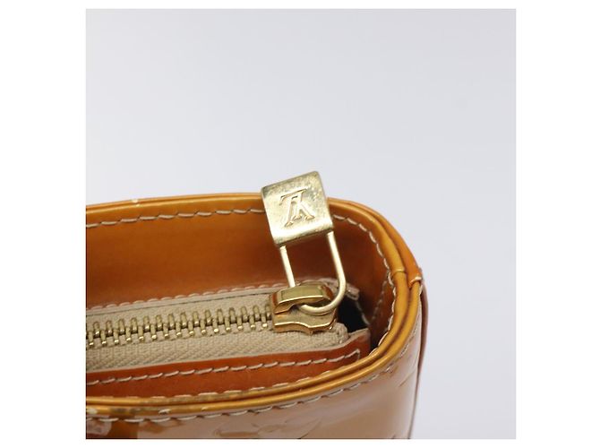 LOUIS VUITTON Borsa a Mano Monogram Vernis Houston Beige M91004 LV Auth BA3839 - vista 18