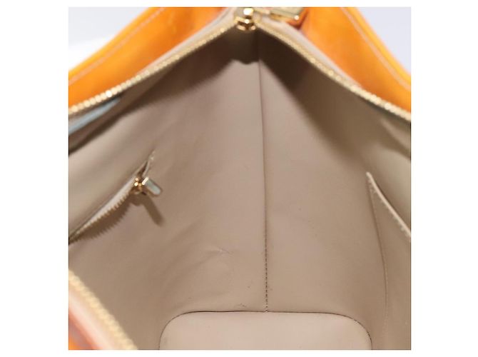 LOUIS VUITTON Borsa a Mano Monogram Vernis Houston Beige M91004 LV Auth BA3839 - vista 19
