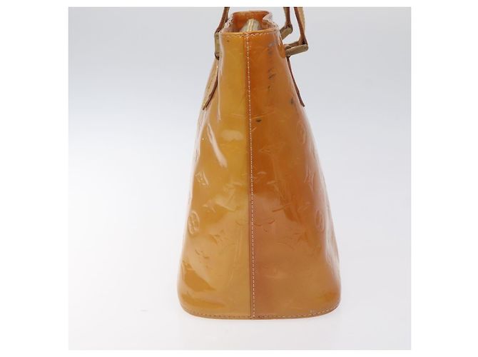 LOUIS VUITTON Borsa a Mano Monogram Vernis Houston Beige M91004 LV Auth BA3839 - vista 3