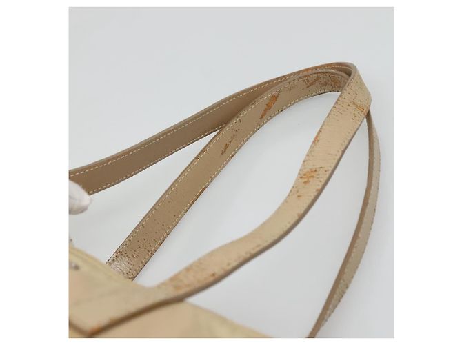 Borsa Tote PRADA Nylon Beige Argento Auth bs27839 - vista 8
