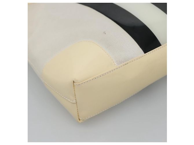 Borsa a Spalla GUCCI in Tela Bianco Oro 001 4231 Auth ti3314 D'oro - vista 14