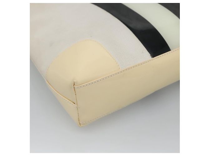 Borsa a Spalla GUCCI in Tela Bianco Oro 001 4231 Auth ti3314 D'oro - vista 16