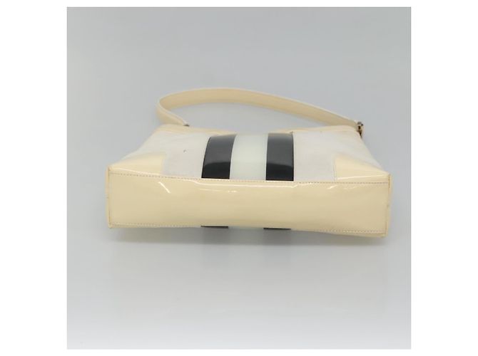 Borsa a Spalla GUCCI in Tela Bianco Oro 001 4231 Auth ti3314 D'oro - vista 5