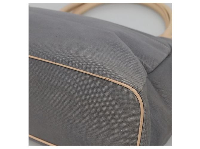 Autre Marque Bolso tote Burberrys Blue Label de lona gris plata auténtico 129965 Castaño - vista 15