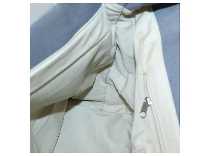 Autre Marque Bolso tote Burberrys Blue Label de lona gris plata auténtico 129965 Castaño - vista 18