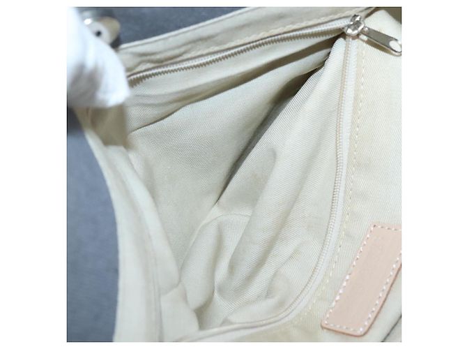 Autre Marque Bolso tote Burberrys Blue Label de lona gris plata auténtico 129965 Castaño - vista 19