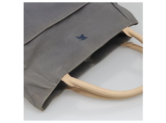 Autre Marque Bolso tote Burberrys Blue Label de lona gris plata auténtico 129965 Castaño - vista 6
