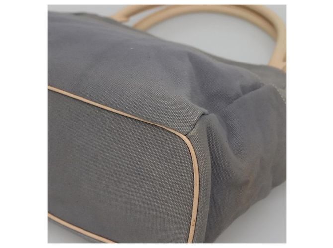 Autre Marque Bolso tote Burberrys Blue Label de lona gris plata auténtico 129965 Castaño - vista 9