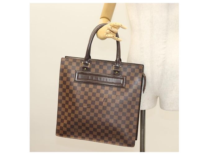 LOUIS VUITTON Damier Ebene Venice GM Hand Bag N51146 LV Auth 127962 - view 21
