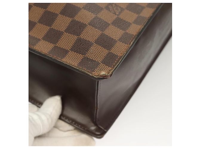 LOUIS VUITTON Damier Ebene Venice GM Hand Bag N51146 LV Auth 127962 - view 9