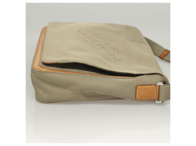 LOUIS VUITTON Borsa a Spalla Messager NM Damier Geant Grigia LV Auth BA2846 Marrone - vista 3