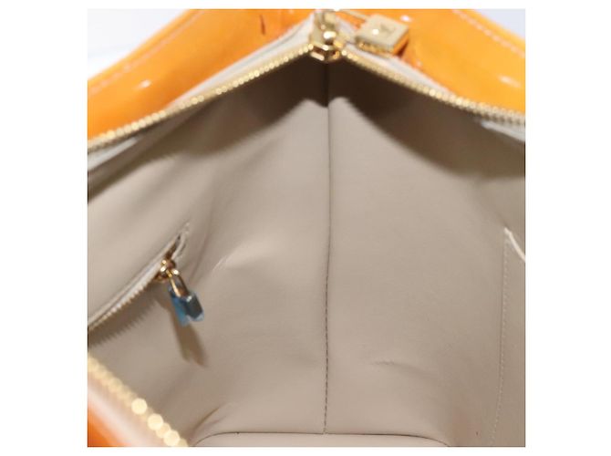 LOUIS VUITTON Borsa a Mano Houston Monogram Vernis Beige M91004 LV Auth 128707 - vista 19