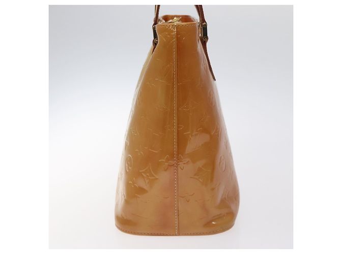LOUIS VUITTON Borsa a Mano Houston Monogram Vernis Beige M91004 LV Auth 128707 - vista 4