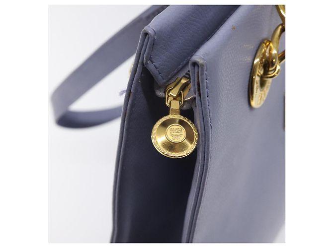 Borsa a Spalla in Pelle MCM Chain Lavanda Oro Auth BA3698 D'oro - vista 10