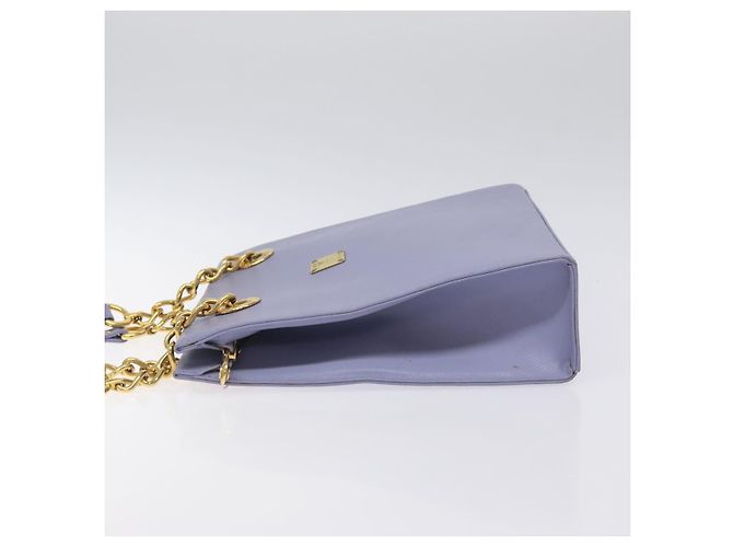 Borsa a Spalla in Pelle MCM Chain Lavanda Oro Auth BA3698 D'oro - vista 4