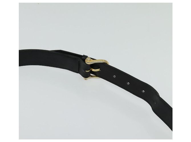 Céline Borsa a Spalla CELINE in Pelle Nera Oro Auth BA3711 Nero D'oro - vista 8