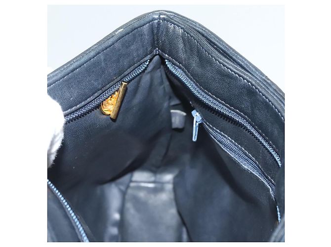 BALLY Borsa a Spalla in Camoscio Blu Navy Oro Auth BA3960 D'oro - vista 20