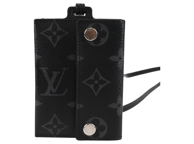 LOUIS VUITTON Monogram Eclipse Porta Carte Con Cinturino M83155 LV Auth 128825M Monogramma - vista 13