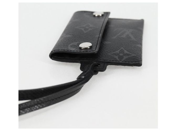 LOUIS VUITTON Monogram Eclipse Porta Carte Con Cinturino M83155 LV Auth 128825M Monogramma - vista 6