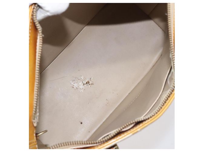 LOUIS VUITTON Bolso de Mano Houston Monogram Vernis Beige M91004 LV Auth th6217 - vista 10