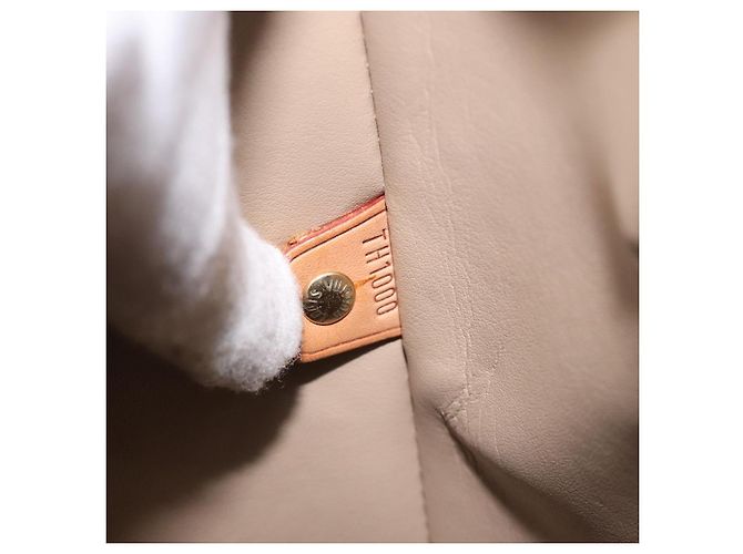 LOUIS VUITTON Bolso de Mano Houston Monogram Vernis Beige M91004 LV Auth th6217 - vista 12
