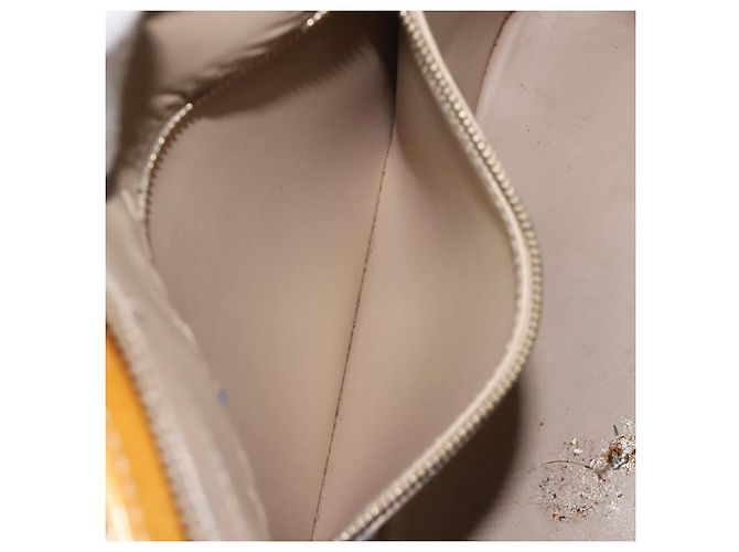 LOUIS VUITTON Bolso de Mano Houston Monogram Vernis Beige M91004 LV Auth th6217 - vista 22