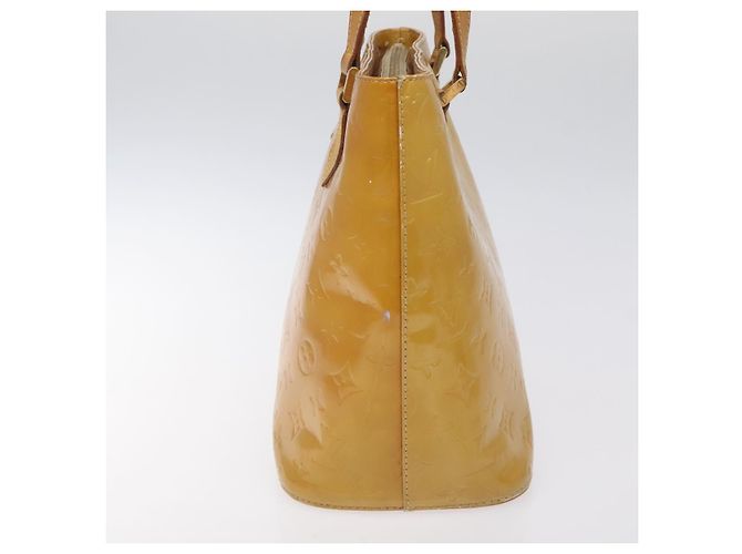 LOUIS VUITTON Bolso de Mano Houston Monogram Vernis Beige M91004 LV Auth th6217 - vista 3