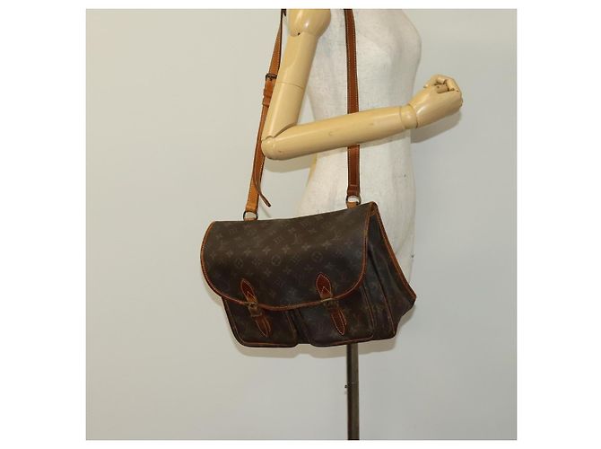 LOUIS VUITTON Borsa a Spalla Gibeciere GM Monogram M42246 LV Auth bs27446 Monogramma - vista 20