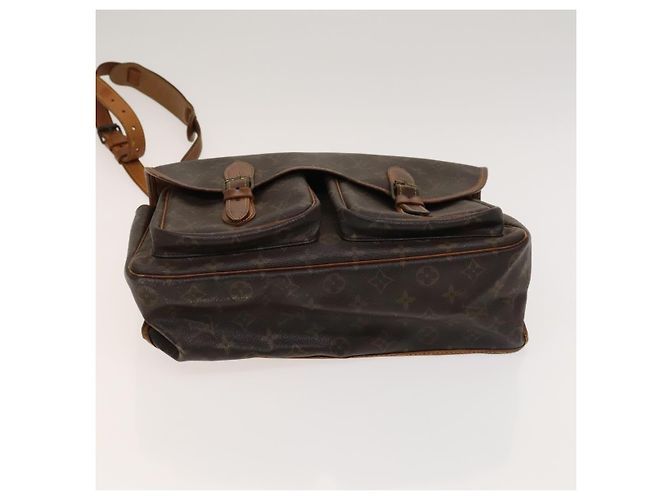 LOUIS VUITTON Borsa a Spalla Gibeciere GM Monogram M42246 LV Auth bs27446 Monogramma - vista 5