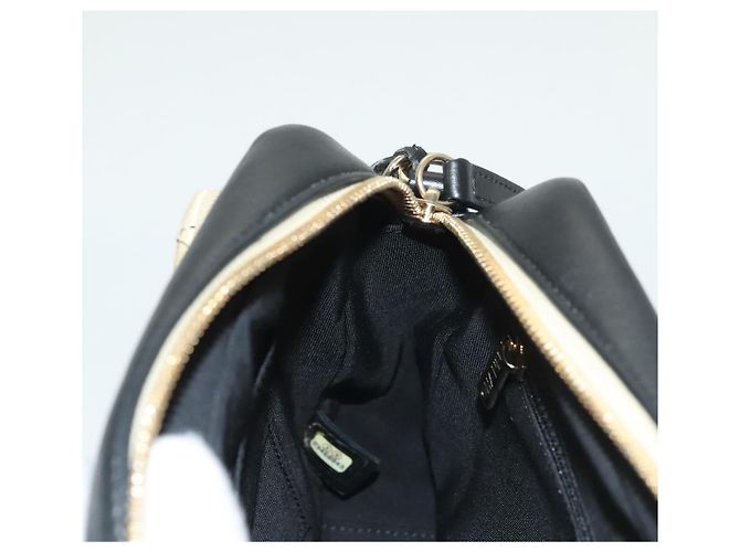 CHANEL Borsa a Spalla Matelassé in Camoscio Avorio Oro CC Auth 128451 D'oro Crudo - vista 20