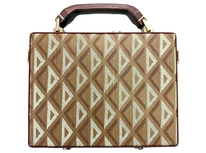 Borsa Strutturata CD Diamond di Dior – Toile de Dior, ispirazione anni '70 - vista 2