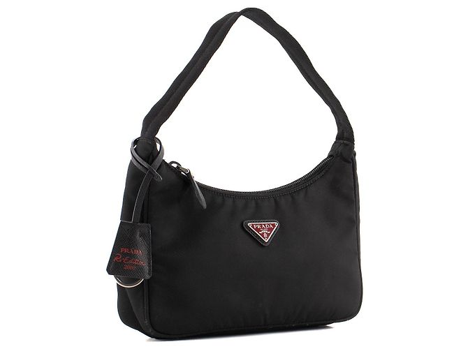 PRADA - Borsa a spalla Re-Edition 2000 Prada in re-nylon nero - vista 2