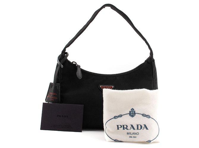 PRADA - Borsa a spalla Re-Edition 2000 Prada in re-nylon nero - vista 8