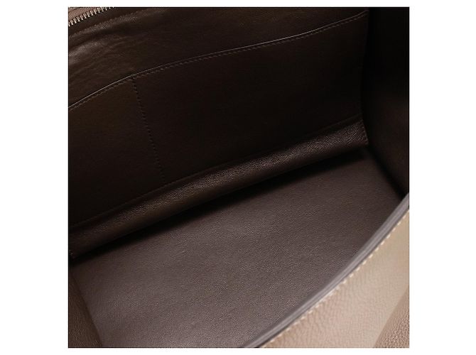Céline CELINE - Borsa Trapeze Celine in pelle grigia martellata Grigio - vista 9